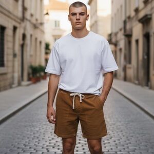 J Crew Wallace & Barnes 6" corduroy Mens dock shorts SZ M